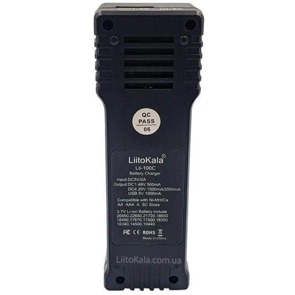 Зарядний пристрій Liitokala Lii-100C (Код товару:33206) Харків - зображення 5