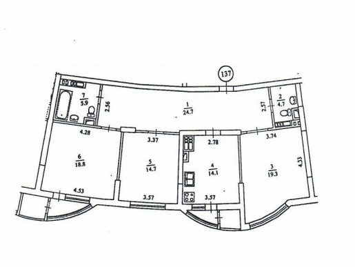 Осокорки, ЖК Рівер Стоун, Севен, Славутич, Грейт, Дн. Набережна, 23 Киев - изображение 11