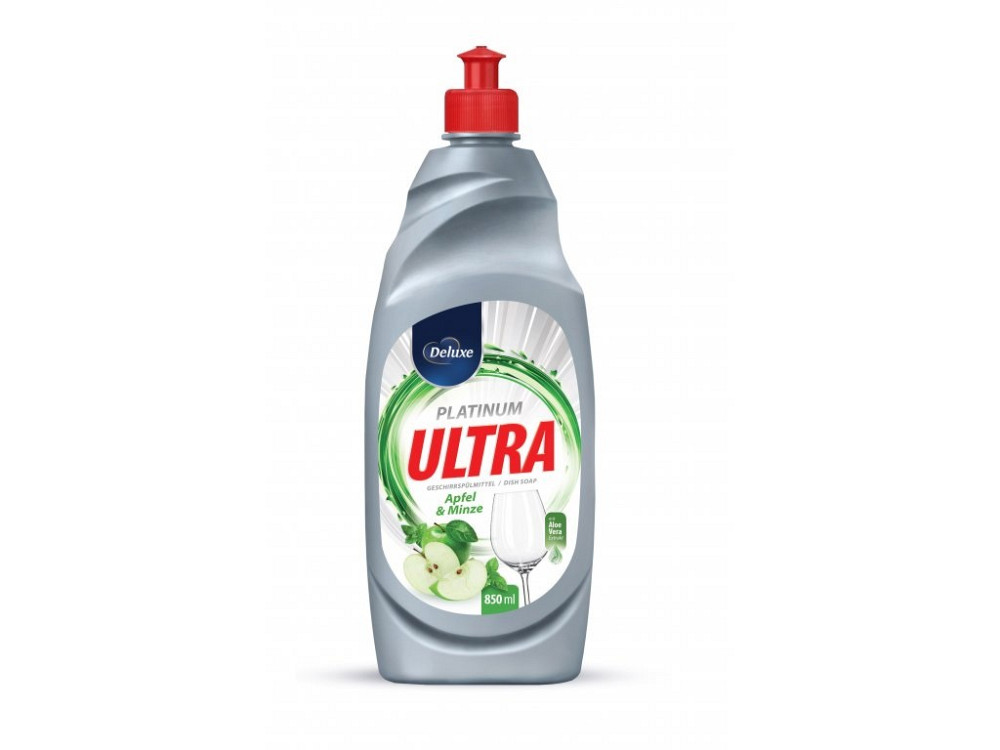 Бальзам для миття посуду Deluxe Balsam Яблуко та м'ята 4260504880980 850 мл Київ - зображення 1