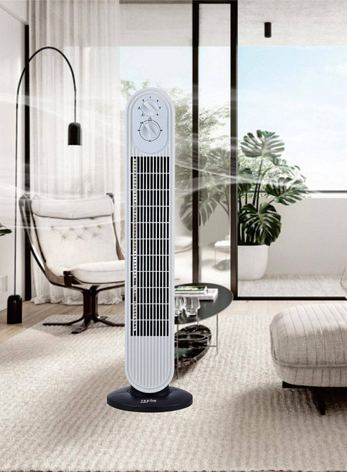Вентилятор напольный Zepline ZP-138 500 Вт белый Киев - изображение 1