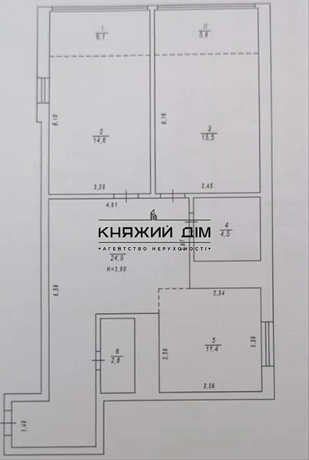 ПРОДАЖ 2к квартира в ЖК Герцен Парк вул Герцена 35 код 21147639 Київ - зображення 8