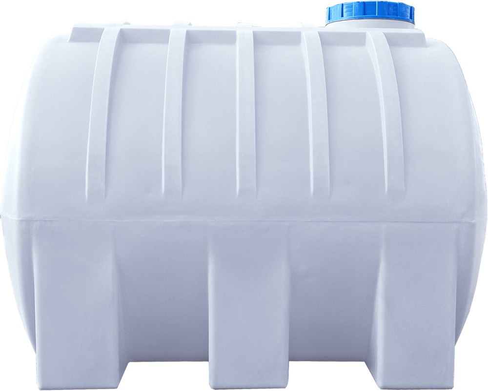 Емкость 5000 л горизонтальная ПБ белая Київ - зображення 2