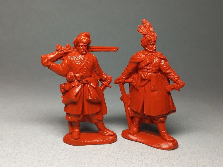 Українські козаки 17 ст. 54мм, 1/32, 8 фігурок, іграшки, солдатики воїни, набір, подарунки для дітей Київ - зображення 8