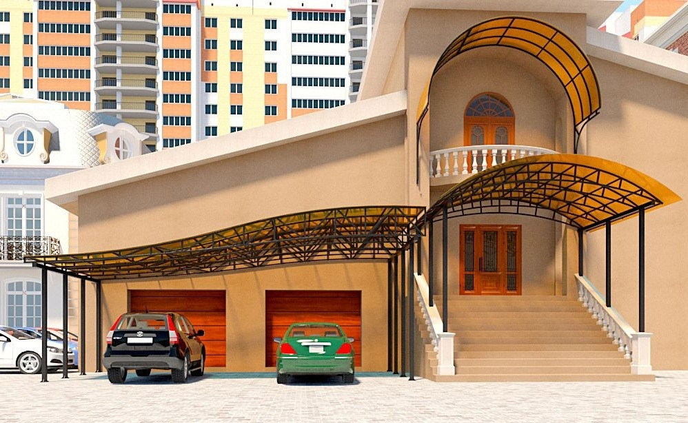 Любые виды навесов из поликарбоната, профнастила и металлочерепицы Кривой Рог - изображение 1