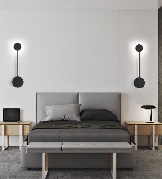 Бра настінна LED WJ013/1A-bk-k Чорний 8х55х55 см. Киев - изображение 1