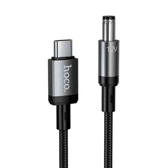 Адаптер Hoco X129 Type-C to DC 5.5 12V Black Харків