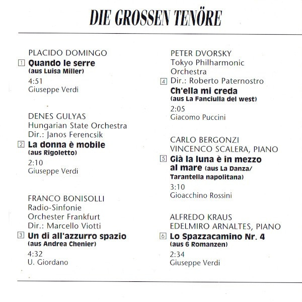 CD Die Grossen Tenöre (Stimmen, Die Verzaubern) Винница - изображение 5