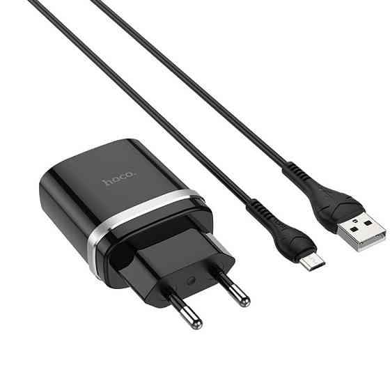 СЗУ Hoco C12Q Smart QC3.0 3A (1USB-A) + кабель USB to MicroUSB Херсон