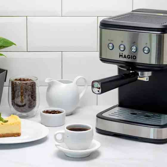 Кофеварка эспрессо Magio МG-451 960 Вт черная Киев