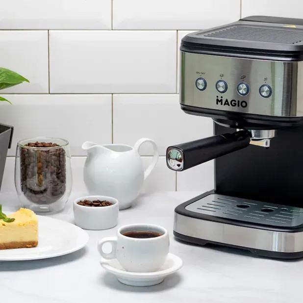 Кофеварка эспрессо Magio МG-451 960 Вт черная Киев - изображение 3