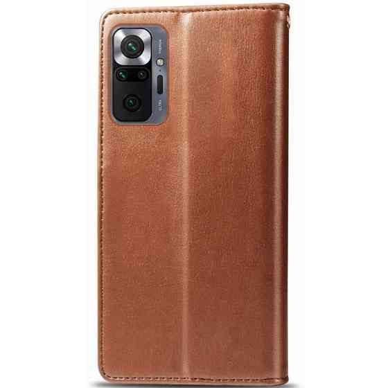 Кожаный чехол-книжка GETMAN Gallant (PU) для Xiaomi Redmi Note 10 Pro / 10 Pro Max Херсон
