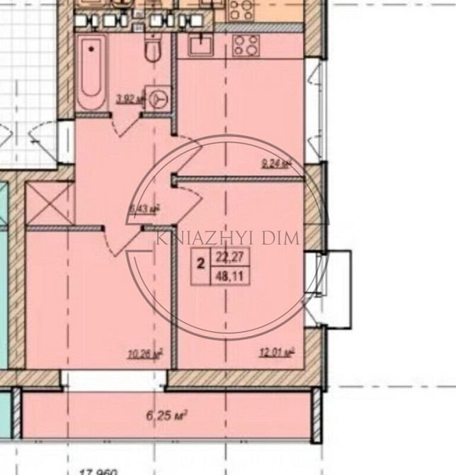 Отличная двухкомнатная квартира в новострое в Дарницком районе.Код:21131410 Київ - зображення 3