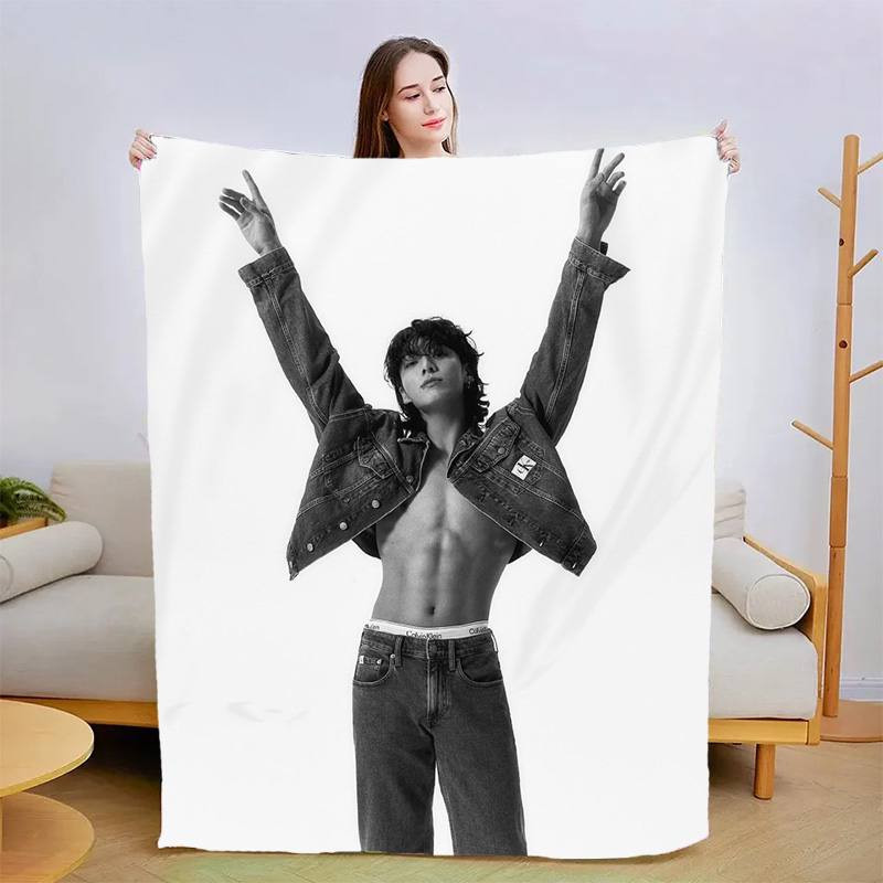 Плед 3D Jungkook BTS №2 2939_B 13363 135х160 см Київ - зображення 1