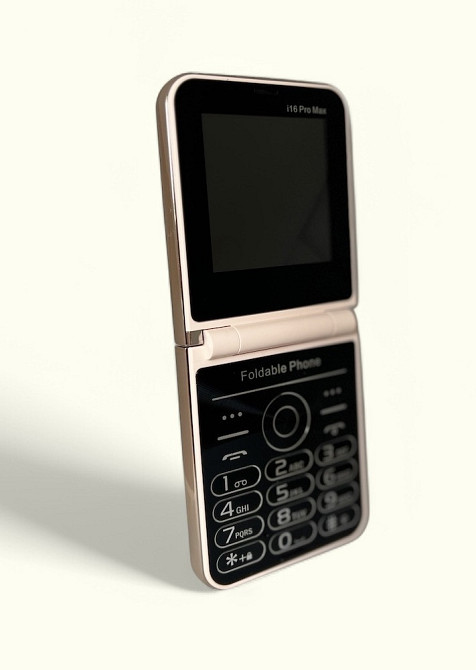 Кнопочный мобильный телефон раскладушка 16 на 4 сим карты (код 00090) Київ - зображення 11