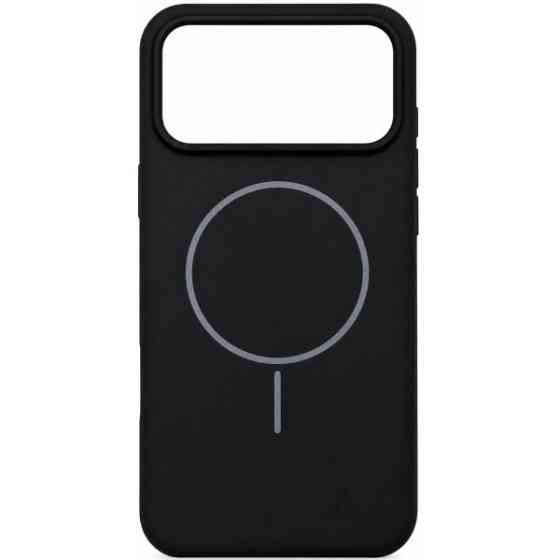 DM Чохол Silicone Case Thin Circle with MagSafe для iPhone 17 Pro Max Black Харьков