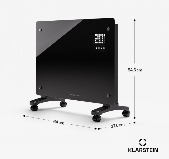 Конвекційний сенсорний обігрівач Klarstein Bornholm 1000\500W Косов - изображение 1