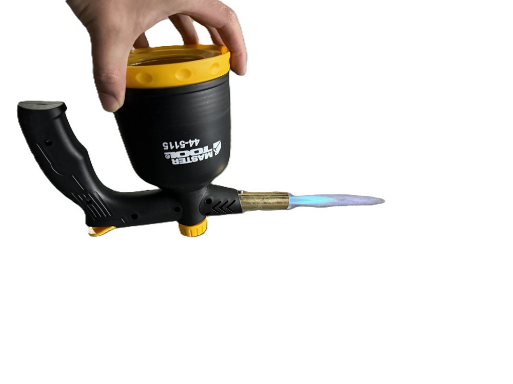 Лампа газовая паяльная MASTERTOOL пьезоподжиг/вращение 360° Ø 20.2 мм/1300°С 1.7 кВт 123 г/час 44-51 Харьков - изображение 2