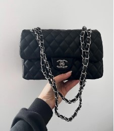Сумка жіноча через плече кросс-боді Chanel рудого чорного кольору GB0016 Київ - зображення 3