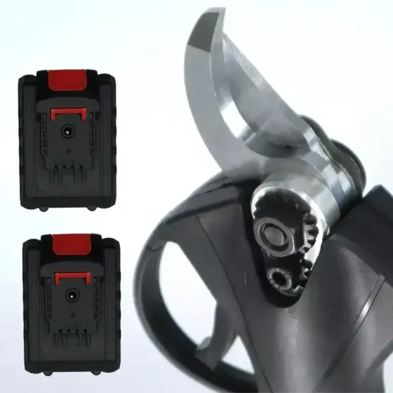 Електричний секатор 48V з двома акумуляторами та точильним каменем Львов