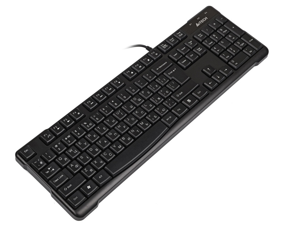 Клавиатура компьютерная проводная A4Tech KR-750USB(Black) черная Київ - зображення 2