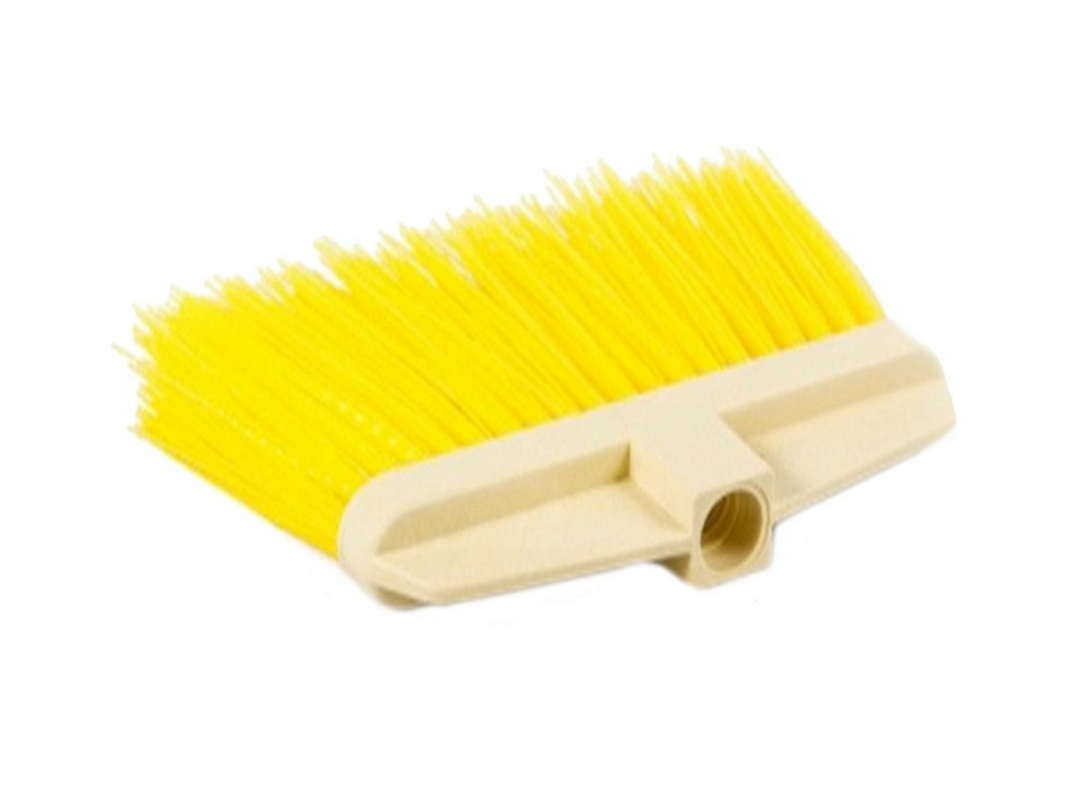 Метла плоская MASTERTOOL YELLOW пластиковая колодка 240х40х195/135 мм без ручки 14-6531 Харків - зображення 3