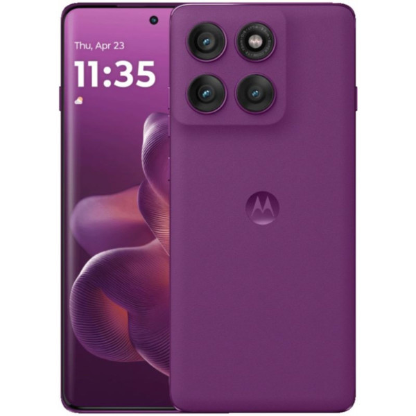 Смартфон Motorola Edge 60 Pro 8/256GB NFC Sparkling Grape (No Adapter) Global (PB7X0089RS) UA (Код т Харків - зображення 1