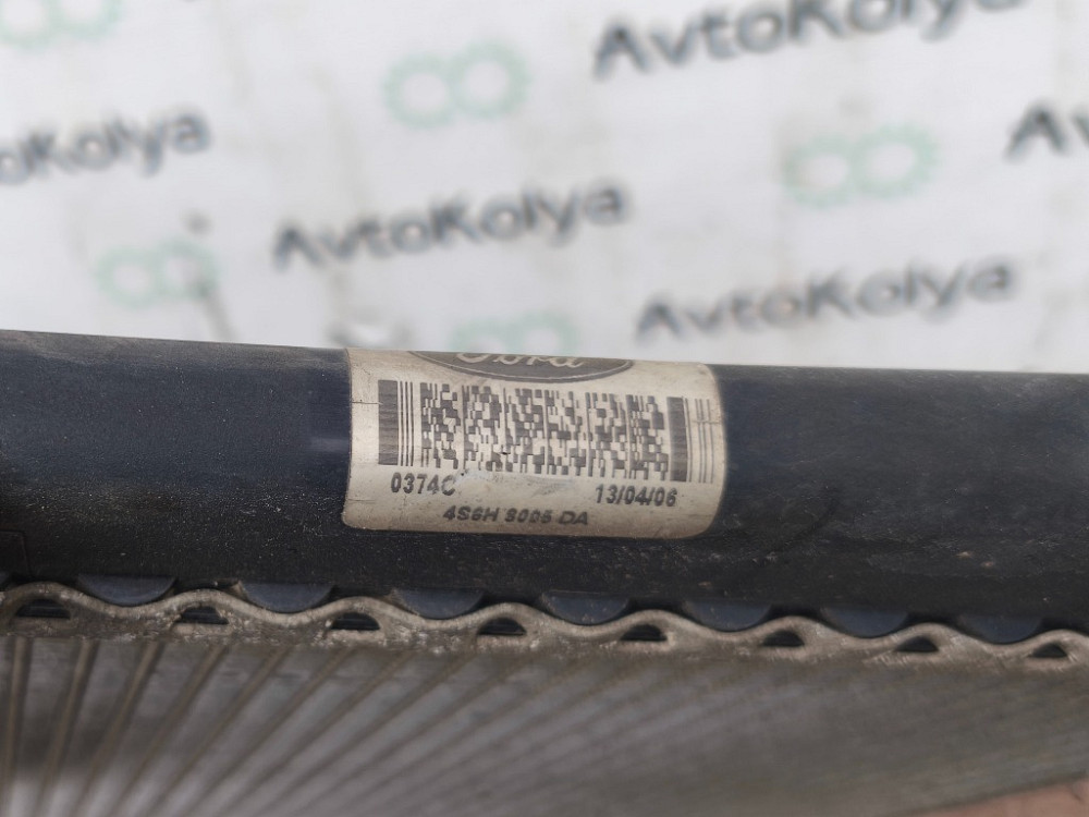 Радиатор охлаждения двигателя Ford Fusion 1.25 / 1.4 / 1.6 бензин 2002-2012 (4S6H-8005-DA) Ковель - зображення 3