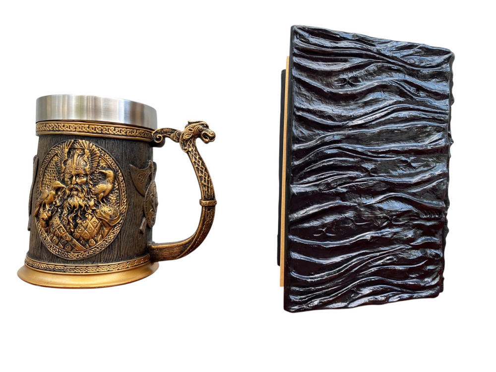 Подарочный набор Кухоль 3 Скандинавские Боги и Блокнот 3 «Книга, смотрящая в ответ» Киев - изображение 2