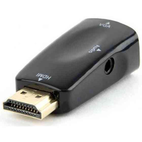 Адаптер Cablexpert HDMI-VGA-3.5мм чорний (AB-HDMI-VGA-02) (Код товару:41945) Харків
