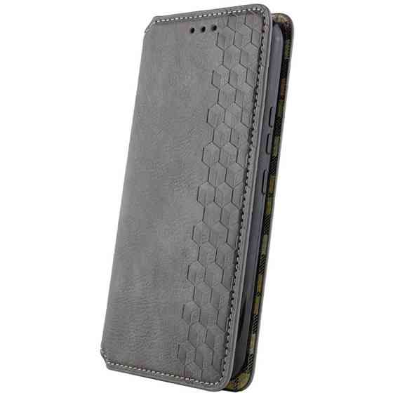 Кожаный чехол-книжка GETMAN Cubic (PU) для Xiaomi Redmi Note 15 Pro 4G Херсон