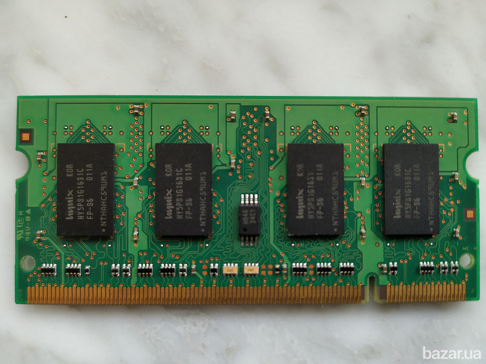 Оперативна пам'ять для ноутбука Hynix SODIMM DDR2-800 1gB PC2-6400 Київ - зображення 2