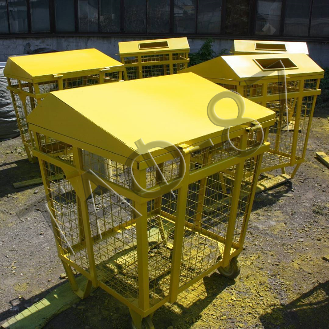 Сітчастий євроконтейнер 1,1 м.куб. для ПЕТ Харьков - изображение 1