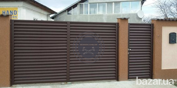 Заборы и ворота -жалюзи из металлических ламелей Кривий Ріг - зображення 9