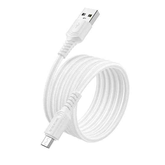 Дата кабель Borofone BX116 Certain USB to MicroUSB 2.4A (1m) Херсон