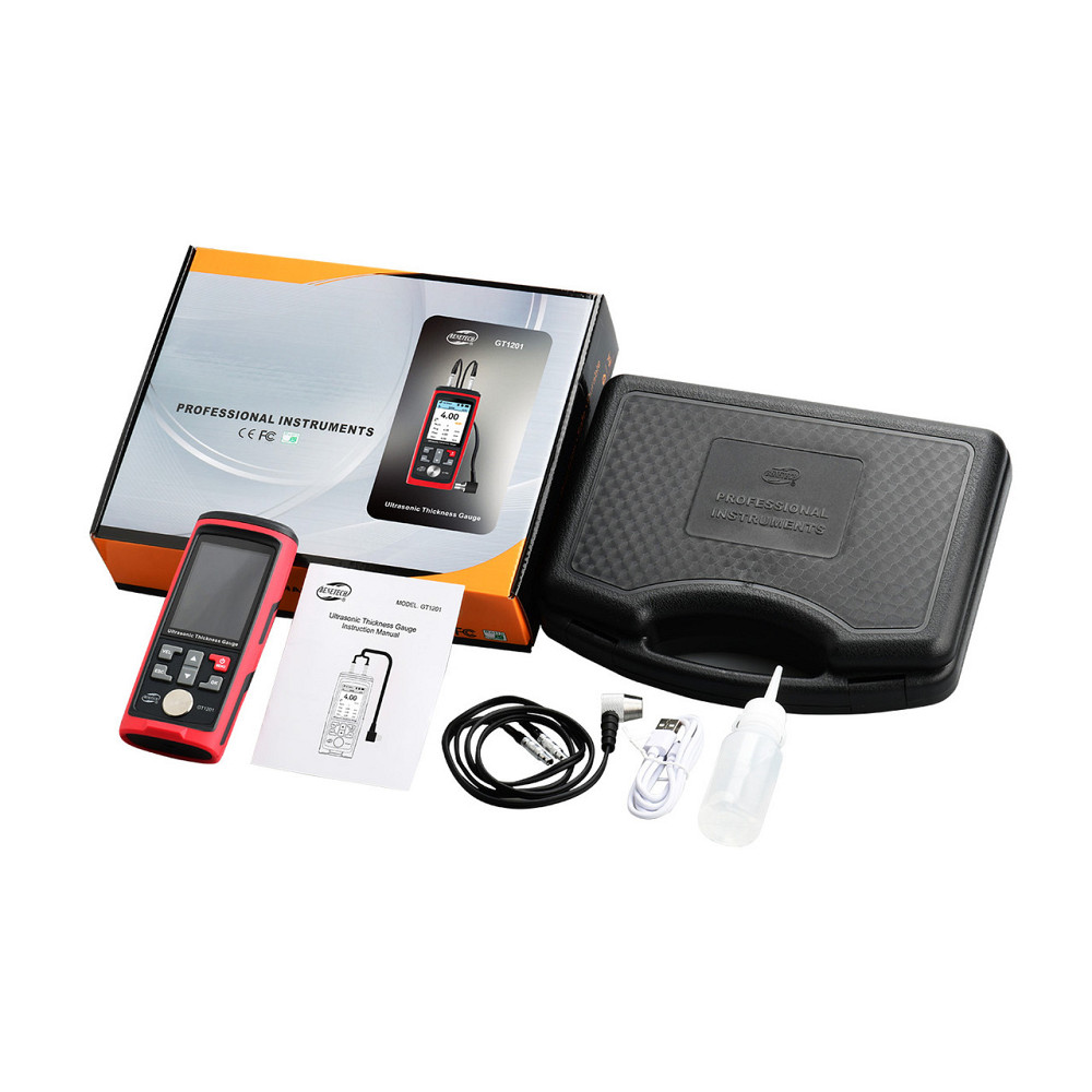 Толщиномер ультразвуковой цв. дисплей, 1-300мм  BENETECH GT1201 Харьков - изображение 4