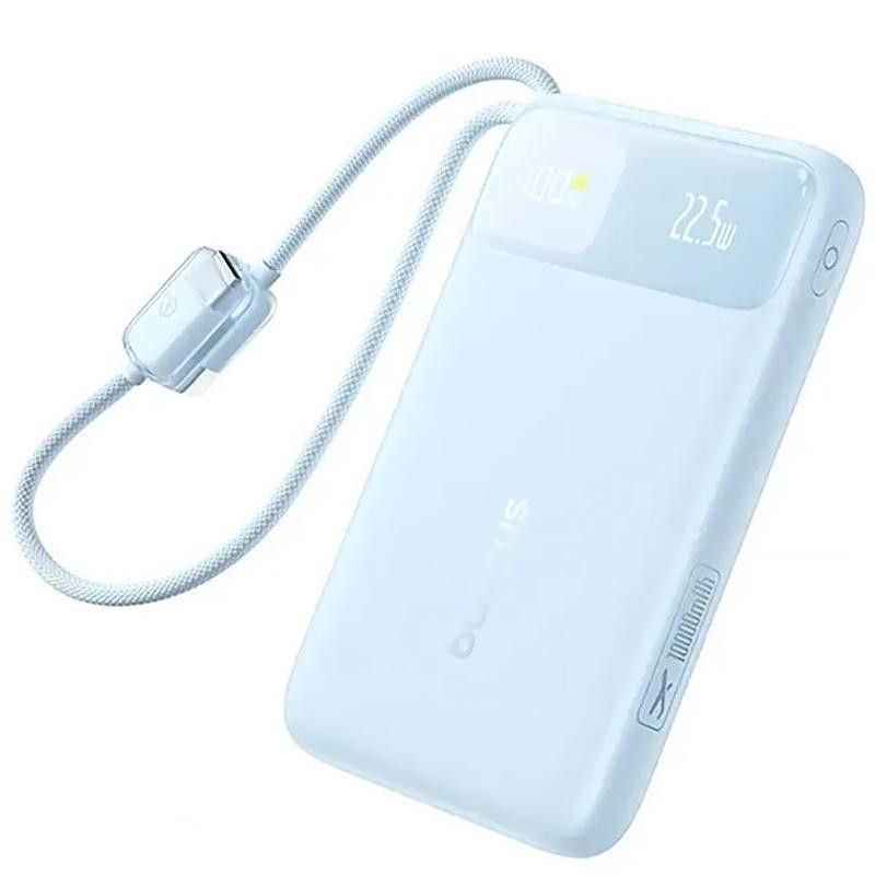 Портативное ЗУ Power Bank Baseus EnerFill FC11 PD22.5W with cable 10000 mAh (E0027R) Херсон - изображение 1