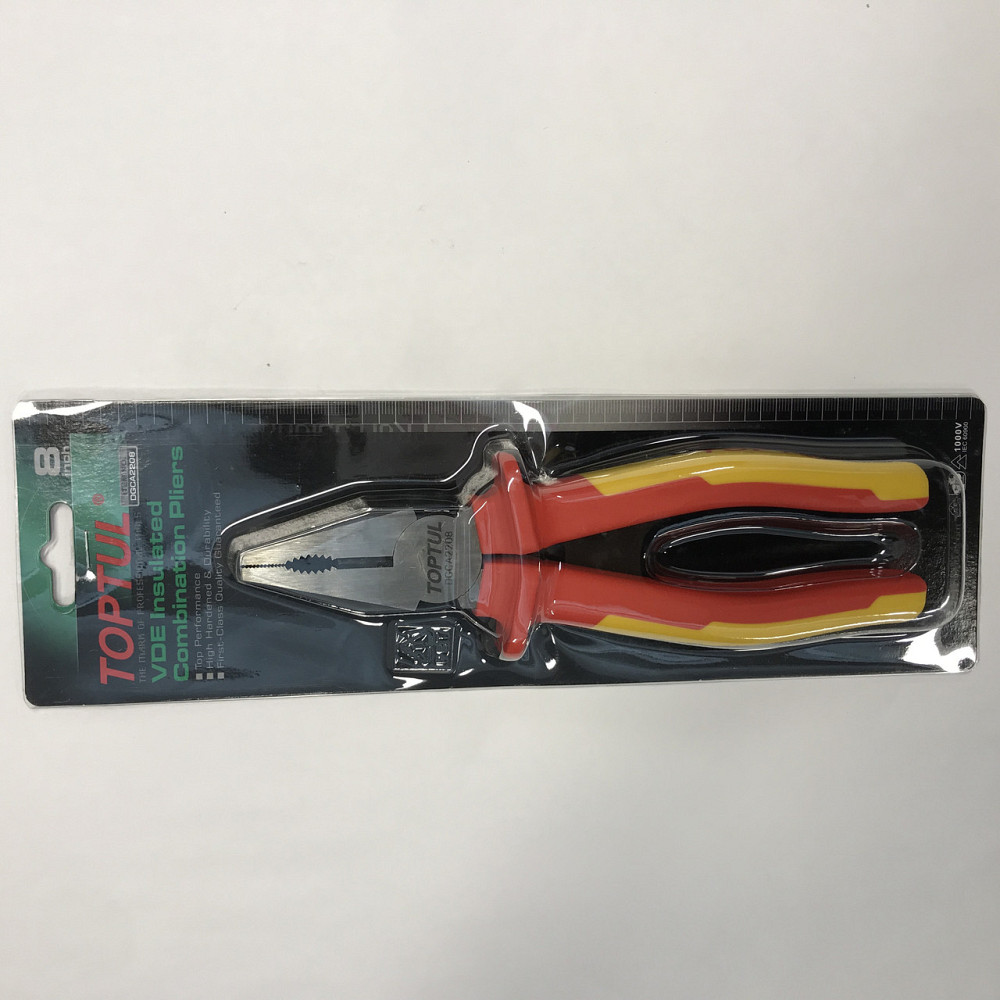 Плоскогубцы с изолированными ручками (пассатижи) 8" 1000V VDE TOPTUL DGCA2208 Харків - зображення 4