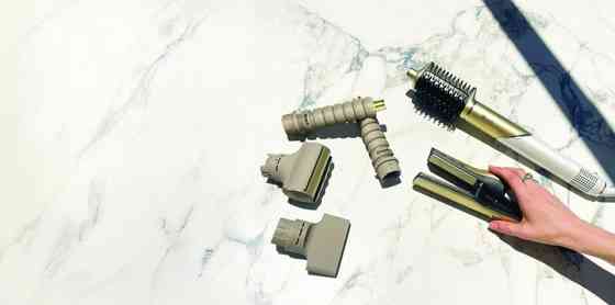 Стайлер для волос Shark Glam Sleek Straight Waves & Curls Multi-styler HD6051SEU 1500 Вт золотистый Київ