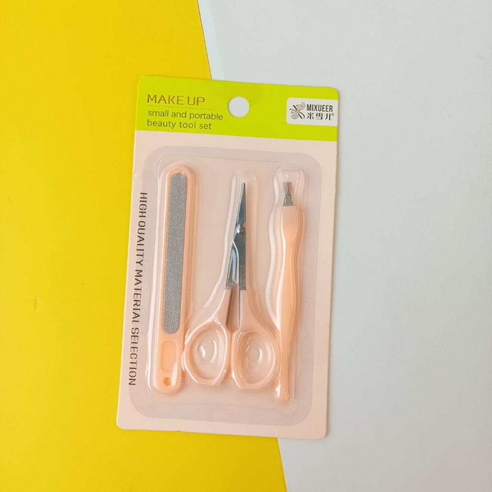 Набор инструментов для ухода ногтей 11348 3 предмета Київ - зображення 1