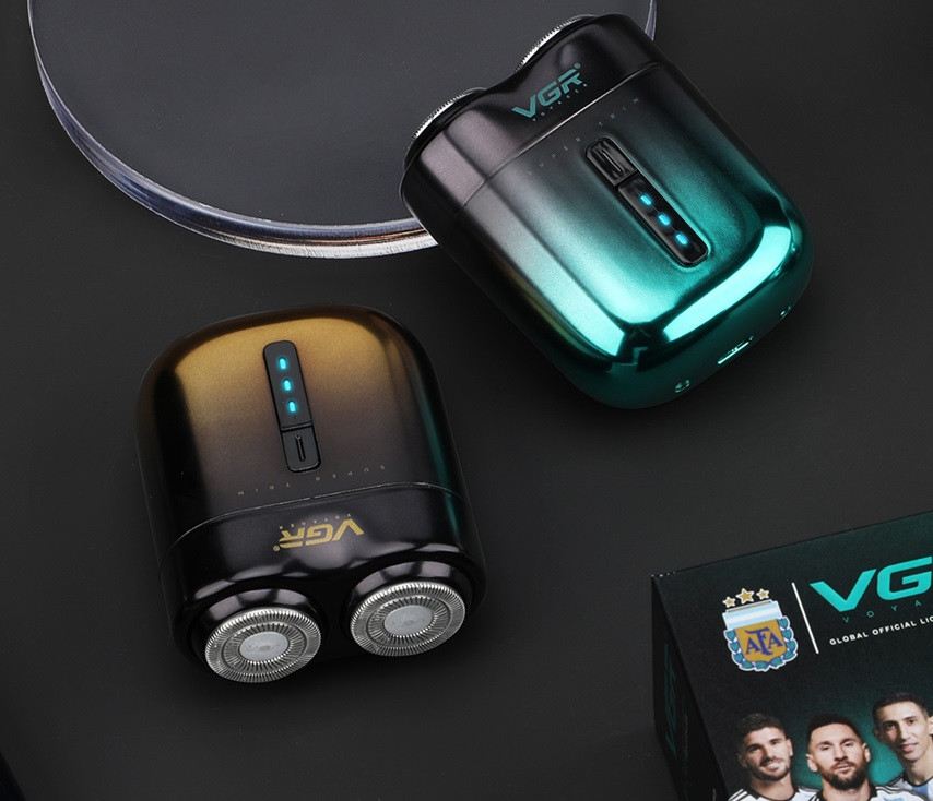 Электробритва VGR V-348 GOLD золотистая Київ - зображення 6