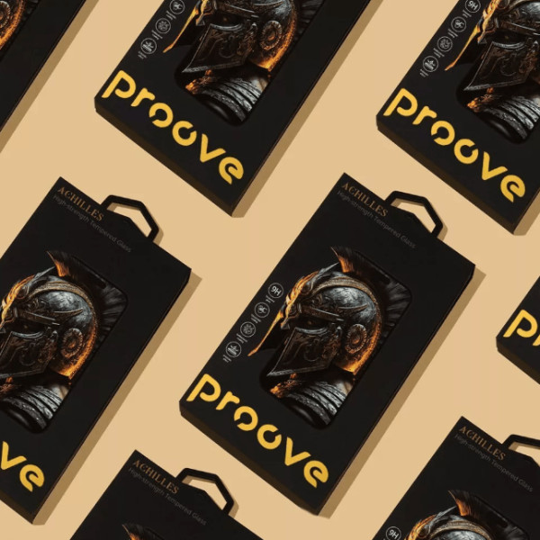 Захисне скло Proove Achilles для iPhone 14 Pro/15/16 Black (PGPAIP14P001) (Код товару:39644) Харків - зображення 4