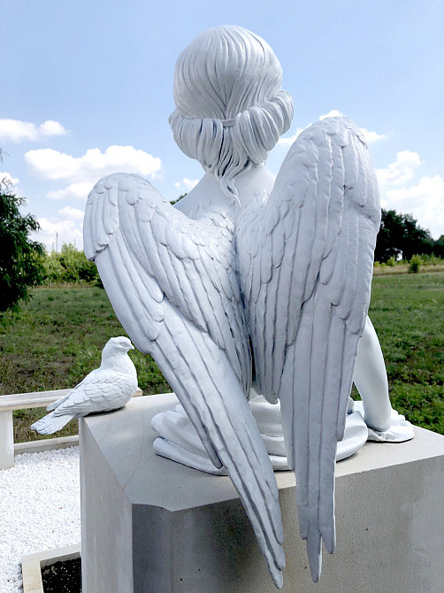 Светлая память в образе ангела памятник ребёнку. Київ - зображення 4