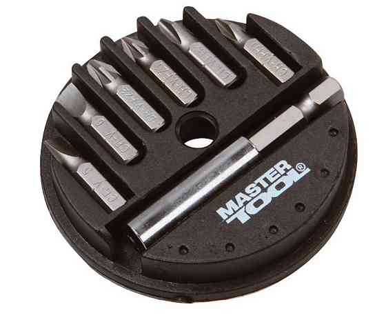 Набор отверточных насадок MASTERTOOL 7 шт 25 мм ¼" с держателем 40-0381 Харків