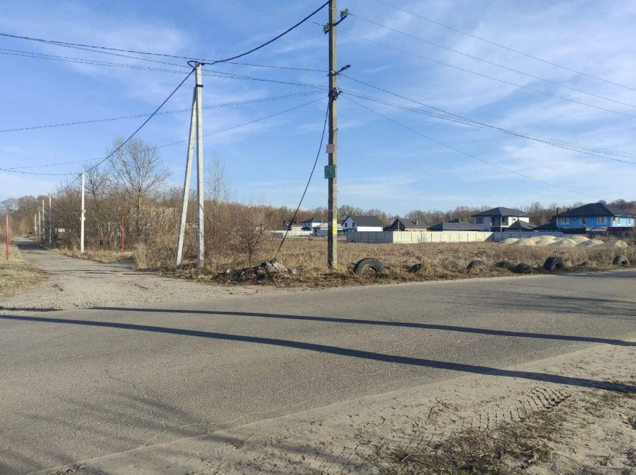 Княжичі. Продам 10сот під забудову, двохфасадна, асфальт, комунікації Бровары - изображение 4