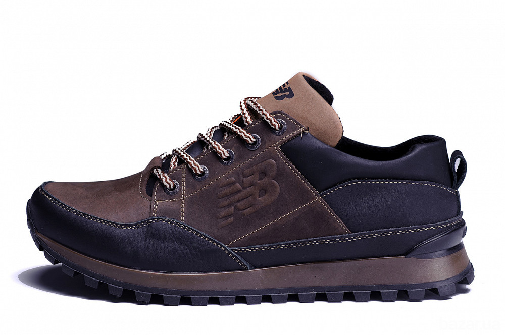 Мужские кожаные кроссовки New Balance Clasic Brown Киев - изображение 1