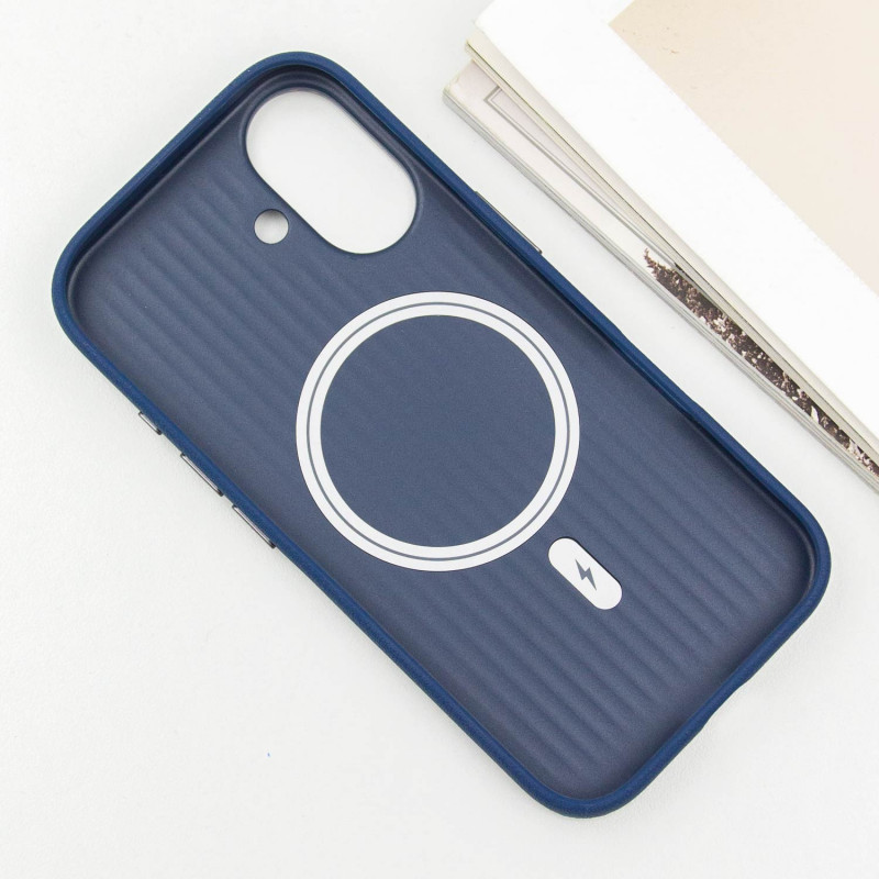 Кожаный чехол Carved with MagSafe для Apple iPhone 16 (6.1") Херсон - изображение 5