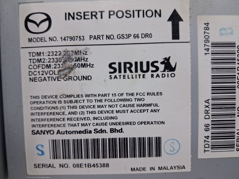 Блок управления Mazda CX 9 2006-2015 GS3P66DR0 (Арт. 77063) Київ - зображення 3