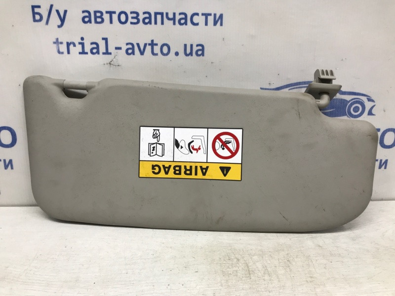 Козырек солнцезащитный левый Nissan Qashqai J11 1.2 БЕНЗИН HRA2DDT 2013 (б/у) Київ - зображення 3
