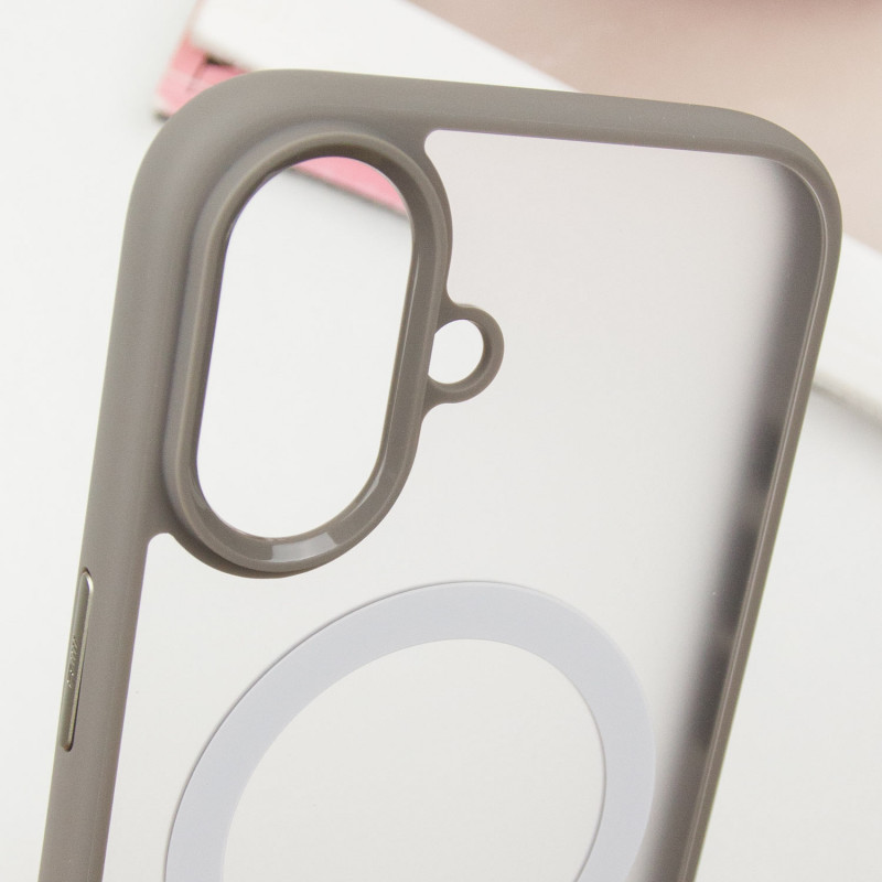 TPU+PC чехол Blueo Skin Friendly Frosted with MagSafe для Apple iPhone 16 (6.1") Херсон - изображение 5