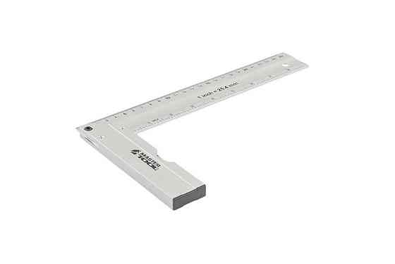 Угольник строительный алюминиевый MASTERTOOL 250 мм ручка Al с капсулой 0,5 мм/1м 30-4250 Харьков